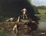 Thomas Eakins Bathing France oil painting reproduction